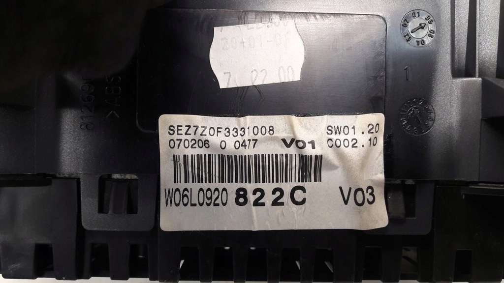 фото №4, Лічильник w06l920822c seat ibiza 6l 1,4 tdi