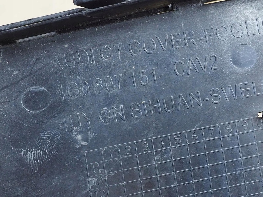 фото №16, Audi a6 c7 - решётка бампера - левая 4g0807151