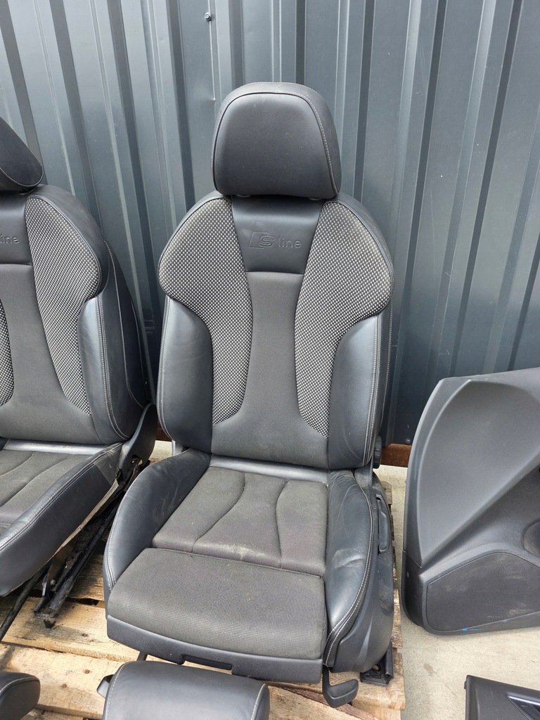 фото №8, Сидіння сидіння комплект audi a3 8v sportback 5-двері шкіра+ матеріал s line !!!