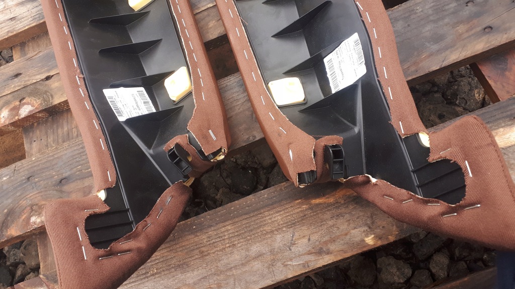 фото №12, A6 c7 4g a7 обшивка сиденье задняя левый правый кожа 2x