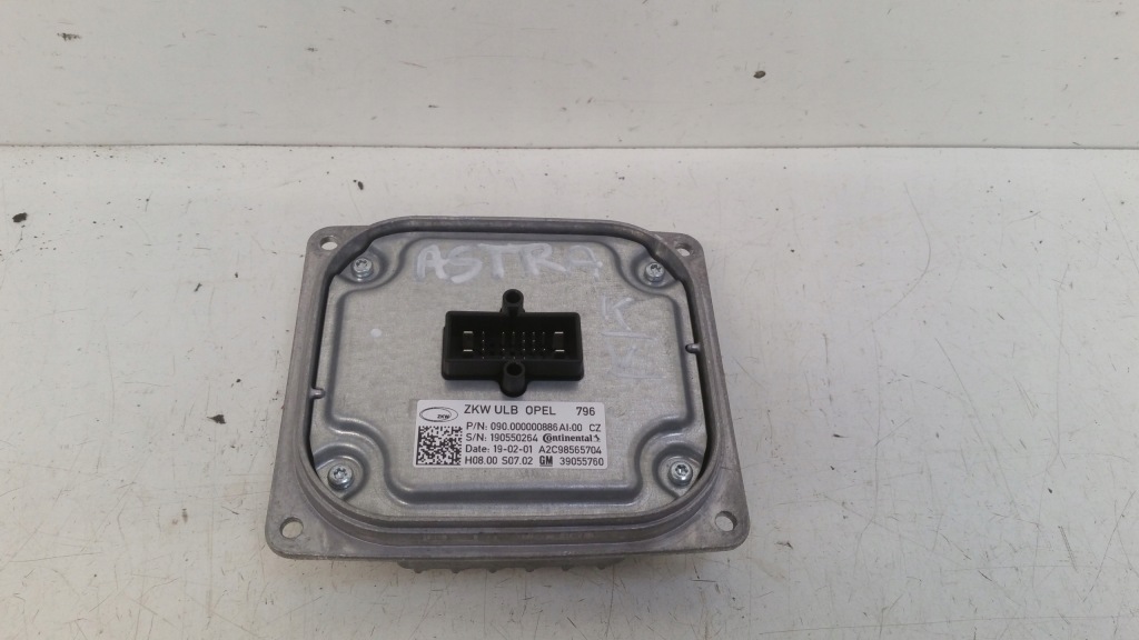 фото №1, Перетворювач led 39055760 opel astra k