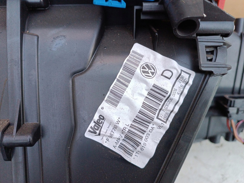 фото №7, Отопитель vw caddy 2k 1.9 tdi 1t1819003da