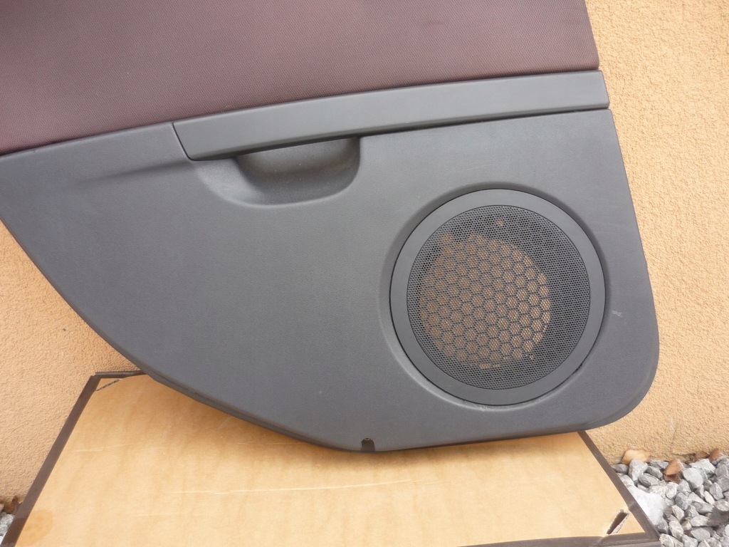 фото №7, Обшивка обивка дверь левый задняя seat leon ii хороший bordowy