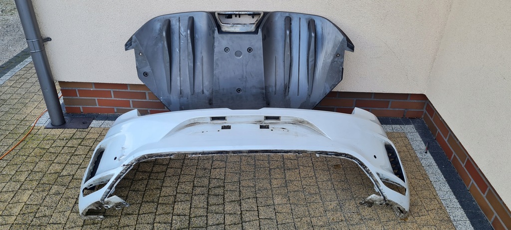 фото №1, Бампер спойлер renault megane iv rs дифузор задня