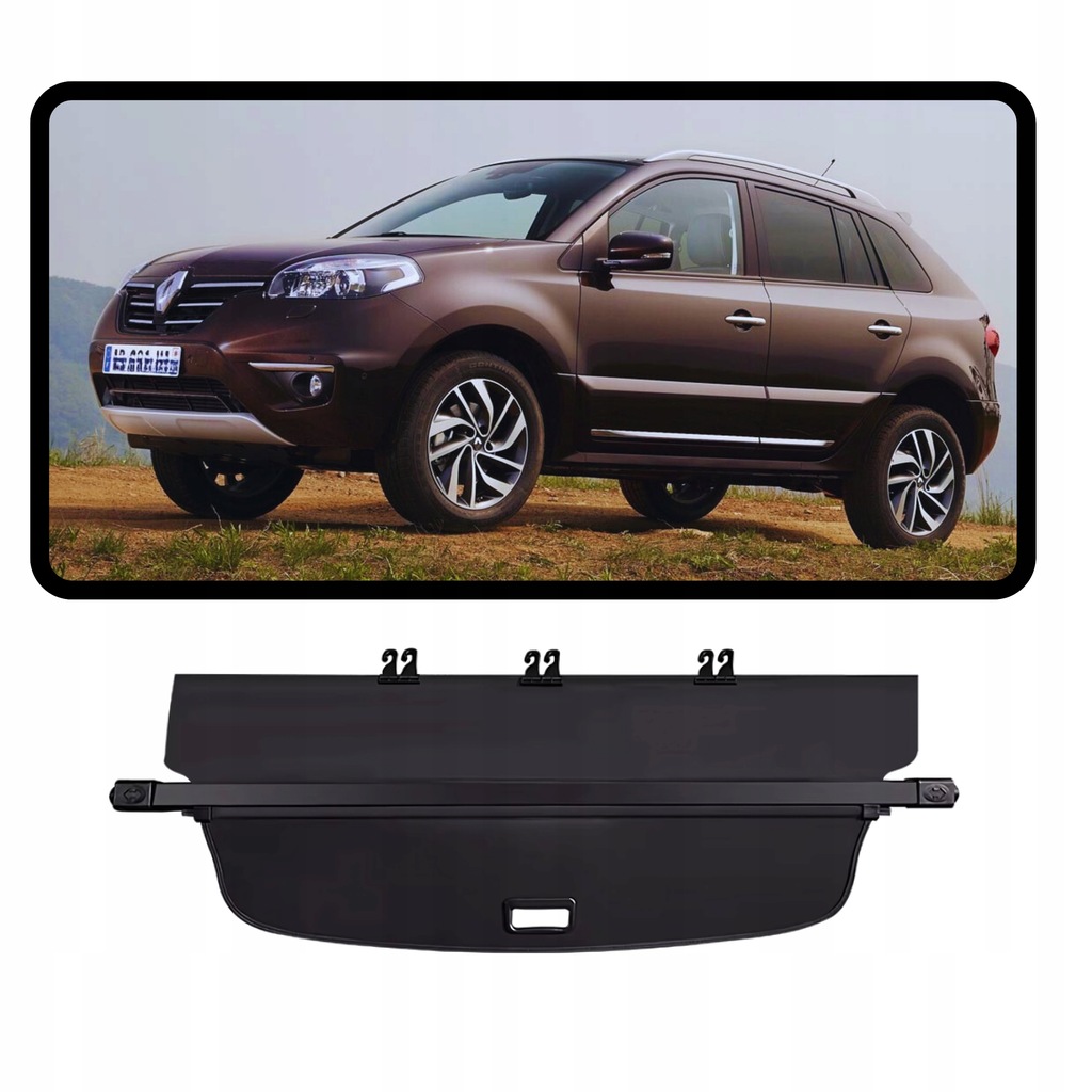 фото №1, Шторка багажника задня renault koleos i 2007-2016 czarna nowa