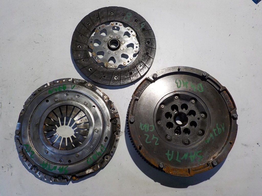 фото №1, Hyundai santa fe ii 2.2 crdi 197km d4hb колесо двухмассовый + сцепление