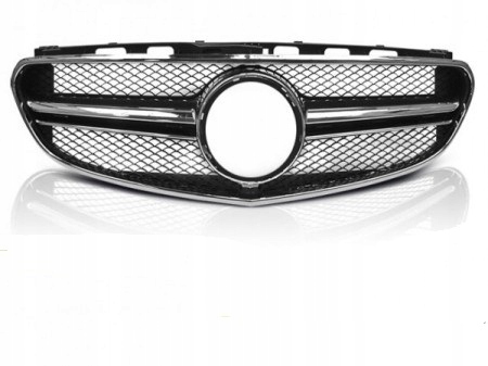 фото №2, Решётка радиатора mercedes w212 13-16 amg style black хром
