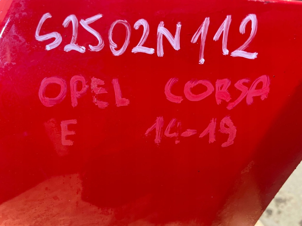 Opel corsa e v 5 14-19 бампер перед передній Зі Шроту