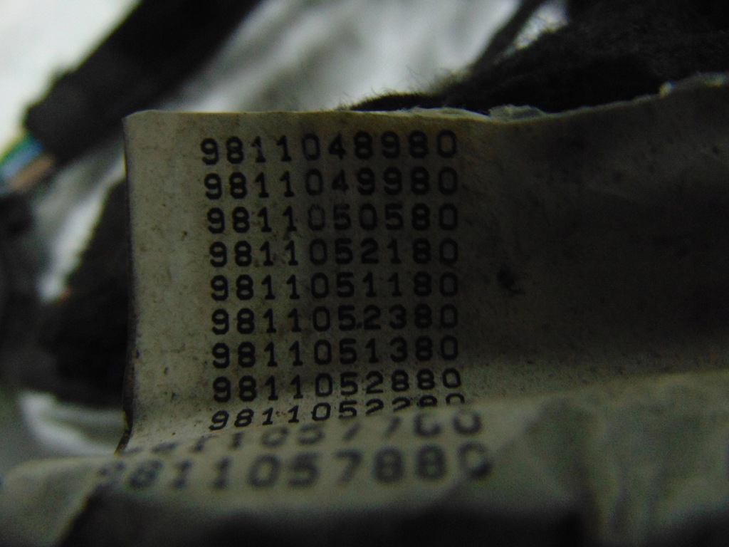 фото №6, Электропроводка отсек двигателя peugeot 308 t9 1.6 thp 9811048980