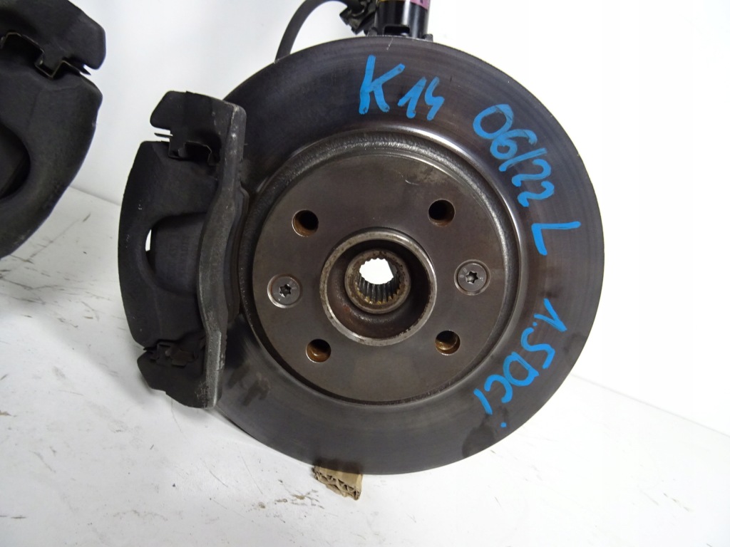 фото №8, Micra k14 1.5 dci амортизационная стойка поворотный кулак левая 2016-