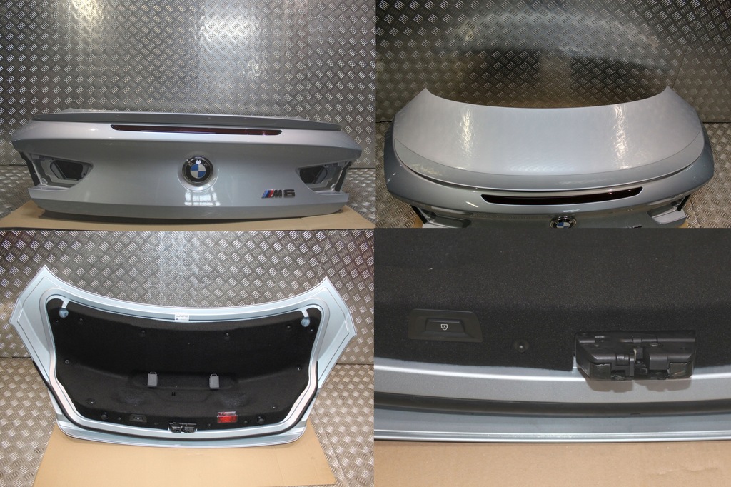 фото №1, Bmw m6 f13 кришка багажника задня a29 silverstone 2 металік