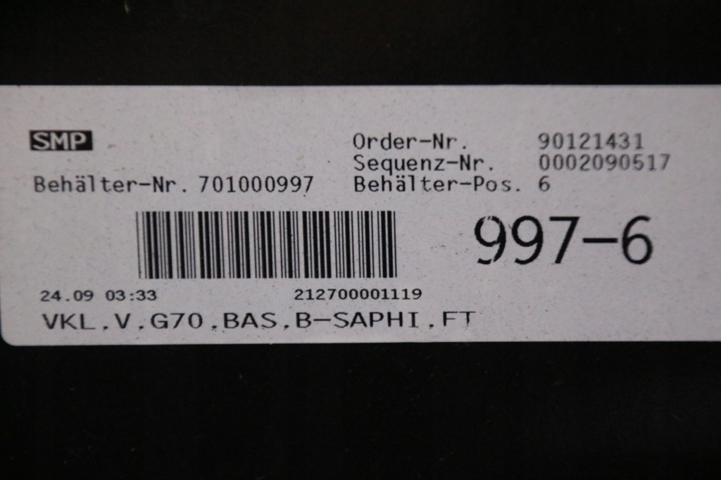 фото №10, Bmw 7 g70 i7 бампер перед передний цвет 475