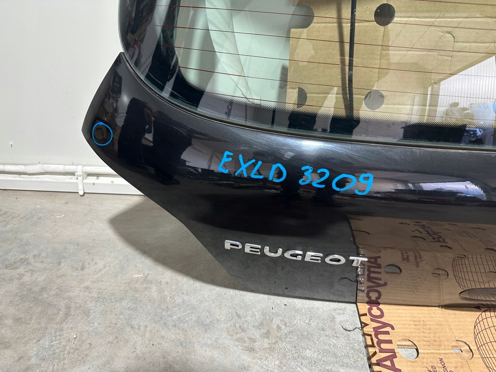 фото №5, Peugeot 307 hb кришка багажника багажника exld