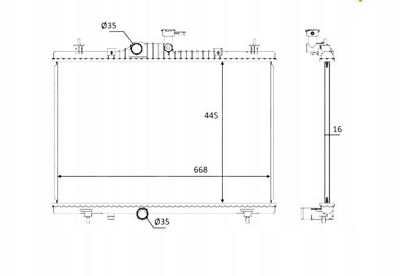 фото №2, Радіатор renault koleos 2,0dci 08- nrf