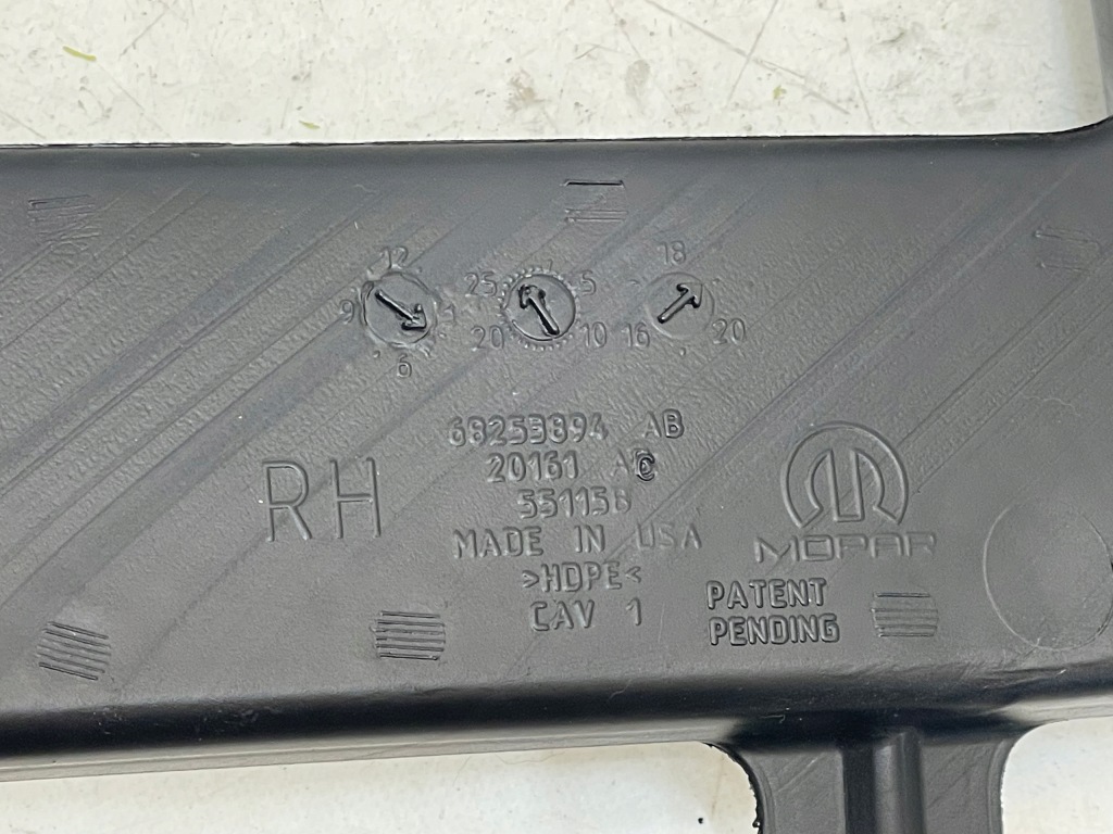 фото №12, Jeep wrangler jl 18- труба повітря ліва права 68253891ab 68253894ab usa