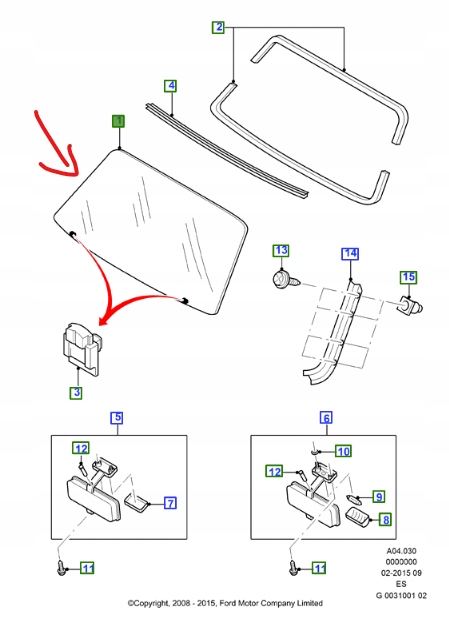 фото №3, Скло лобове ford everest ranger mk4