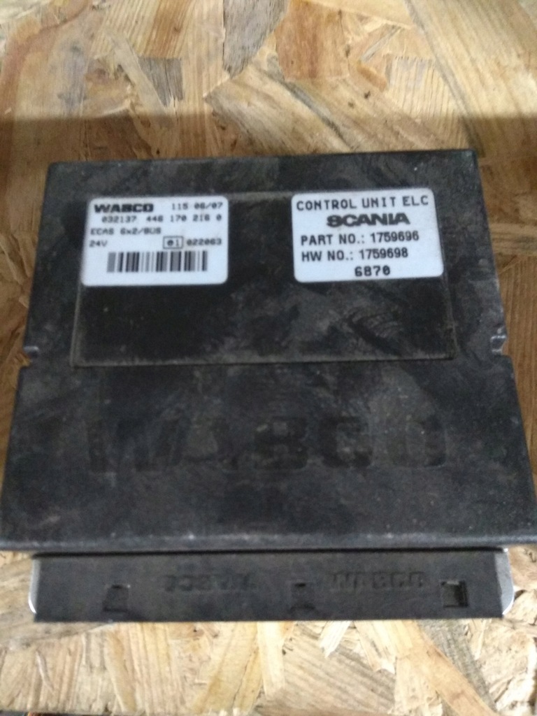 фото №1, Блок управления wabco ecas 6x2 / bus scania r