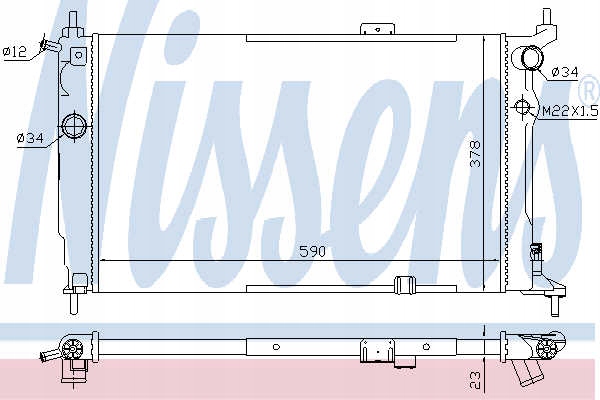 фото №13, Радіатор двигуна - система охолодження двигуна [niss
