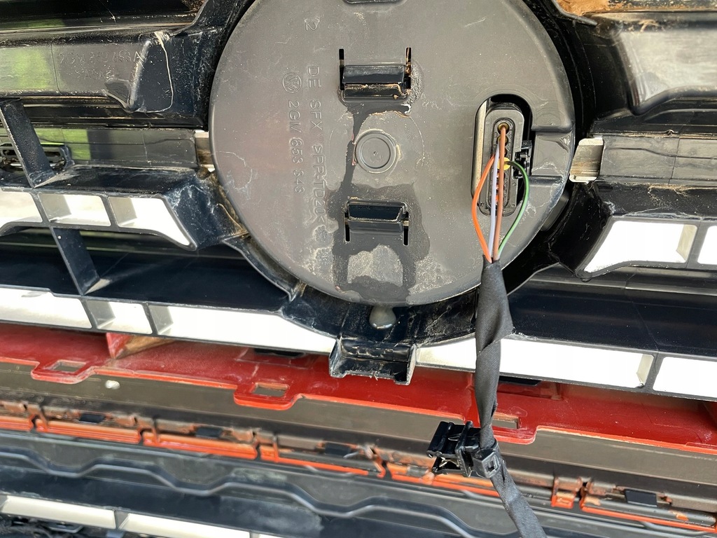 фото №12, Vw t-cross 4pdc бампер перед передний org kompletny цвет lp2y