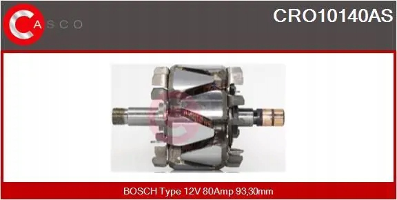 Крыльчатка генератора cro10140as casco Цена