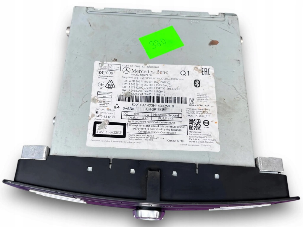 фото №6, Mercedes w246 радіо navi 2469007119 #380 m