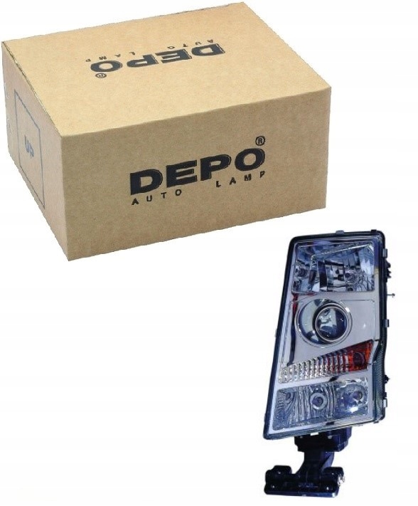 фото №1, Фара лампа передня права volvo fh16 1993 fm 2001-