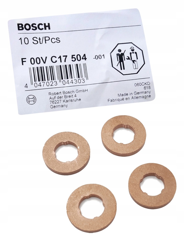 4x подкладка форсунки bosch f 00v c17 504 в Украине