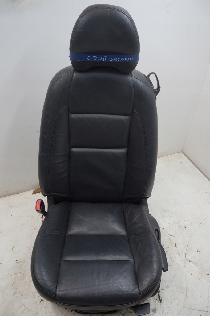 фото №3, Volvo c70 ii сиденье левый перед левый передний czarna кожа с подогревом