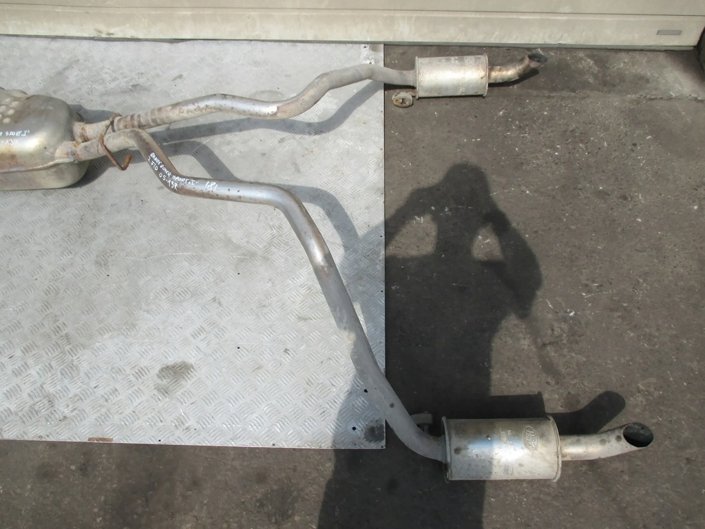 фото №3, Выхлоп гаситель land rover range rover sport i 05-13 2.7 td