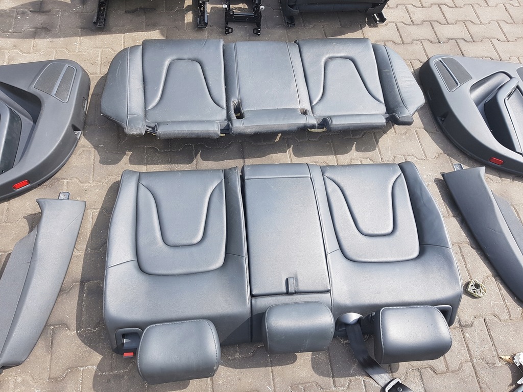 фото №9, Audi a4 b8 lift 11-15r kombi сиденья кожаный заднее сиденье