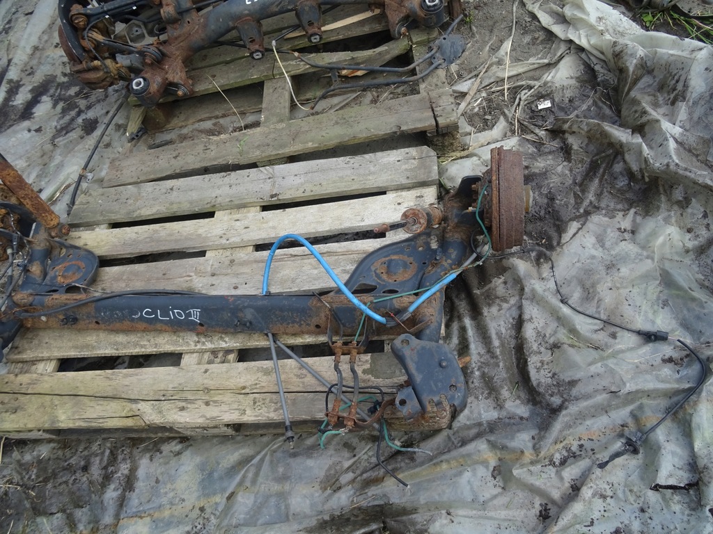 фото №3, Renault clio iii балка oś подвеска задняя задняя