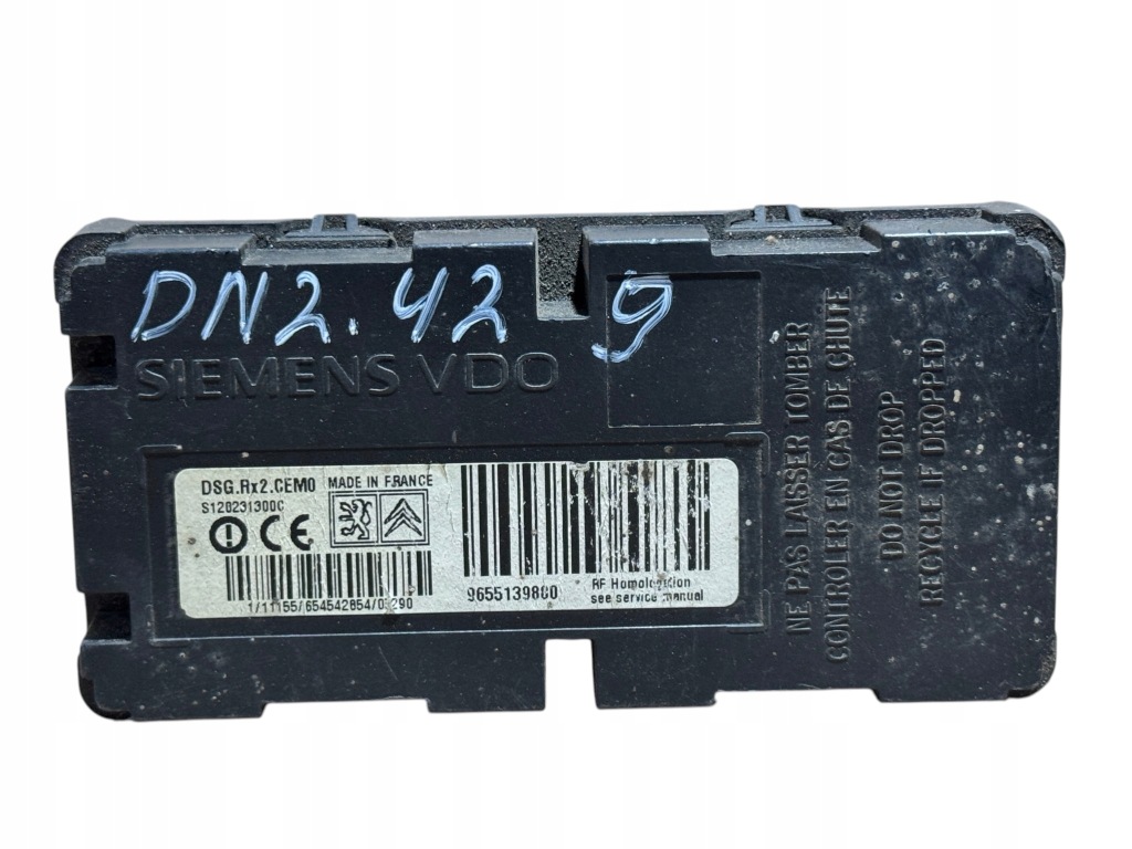 фото №1, Блок керування модуль тиску шин citroen c4 i 9655139880