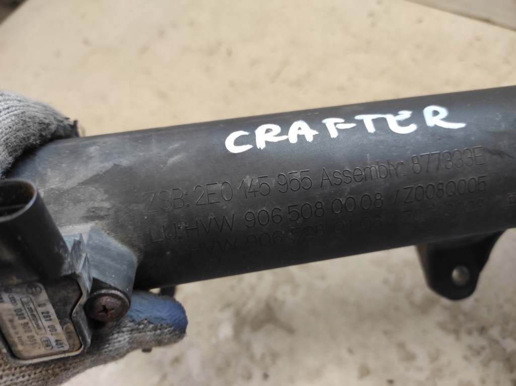 фото №3, Crafter sprinter w906 06- 2.5tdi труба wąż интеркулер 2e0145955