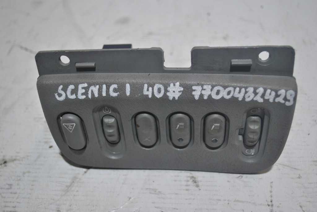 фото №1, Панель перемикачів renault scenic i 7700433081