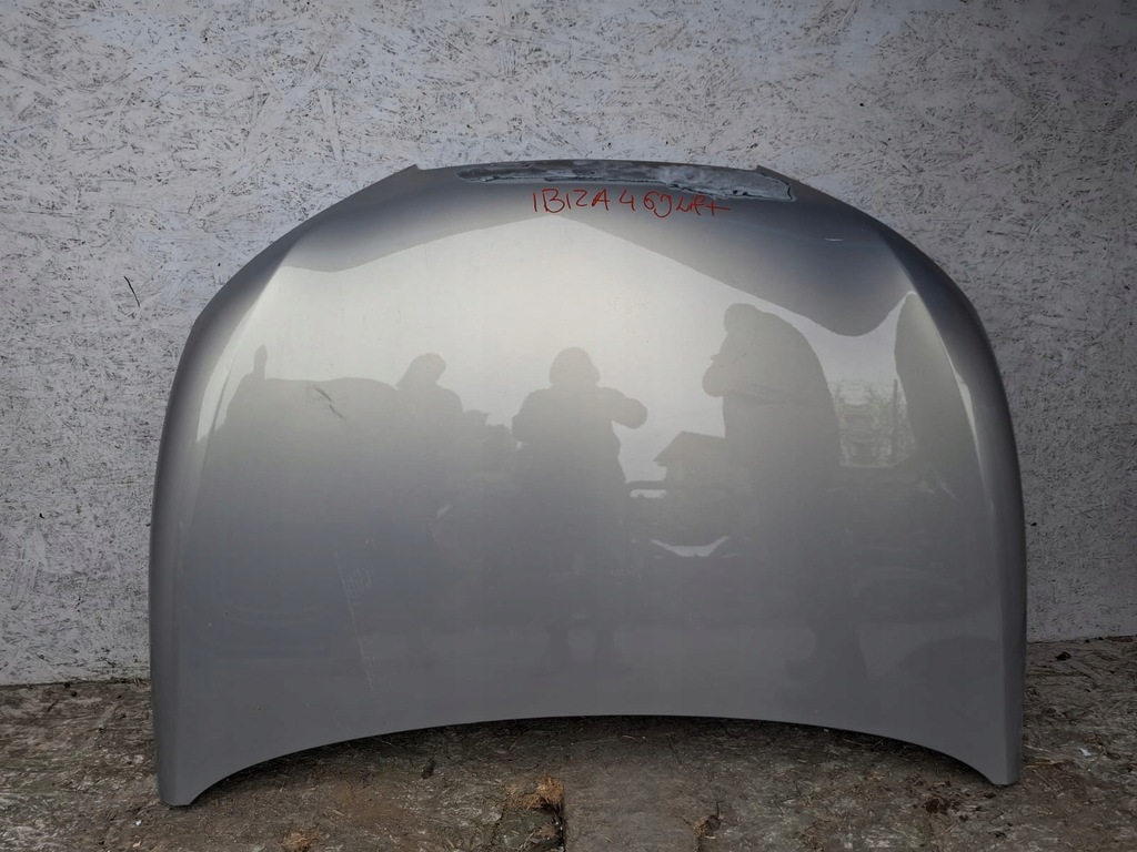 фото №6, Seat ibiza 6j 2009- przed lift капот кришка двигуна