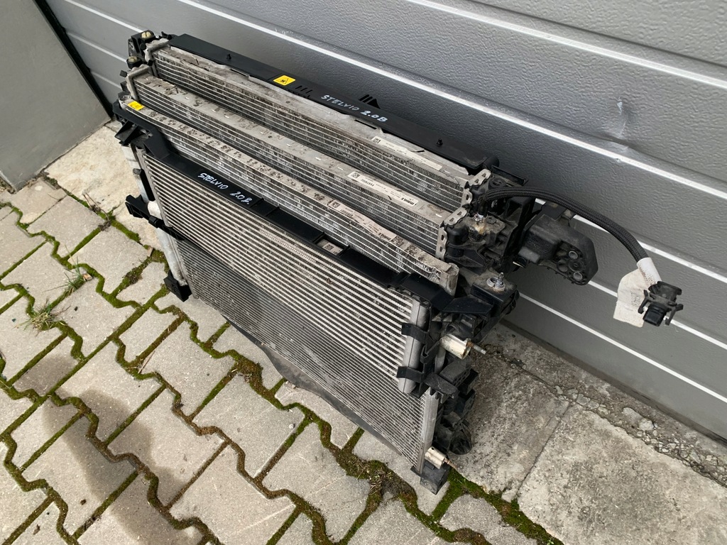 фото №3, Alfa romeo stelvio giulia 2.0 b радиатор комплект