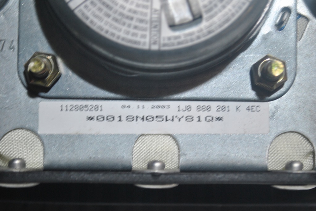 фото №8, Повітропровід подушка безпеки мультифункція vw sharan i 1j0880201k