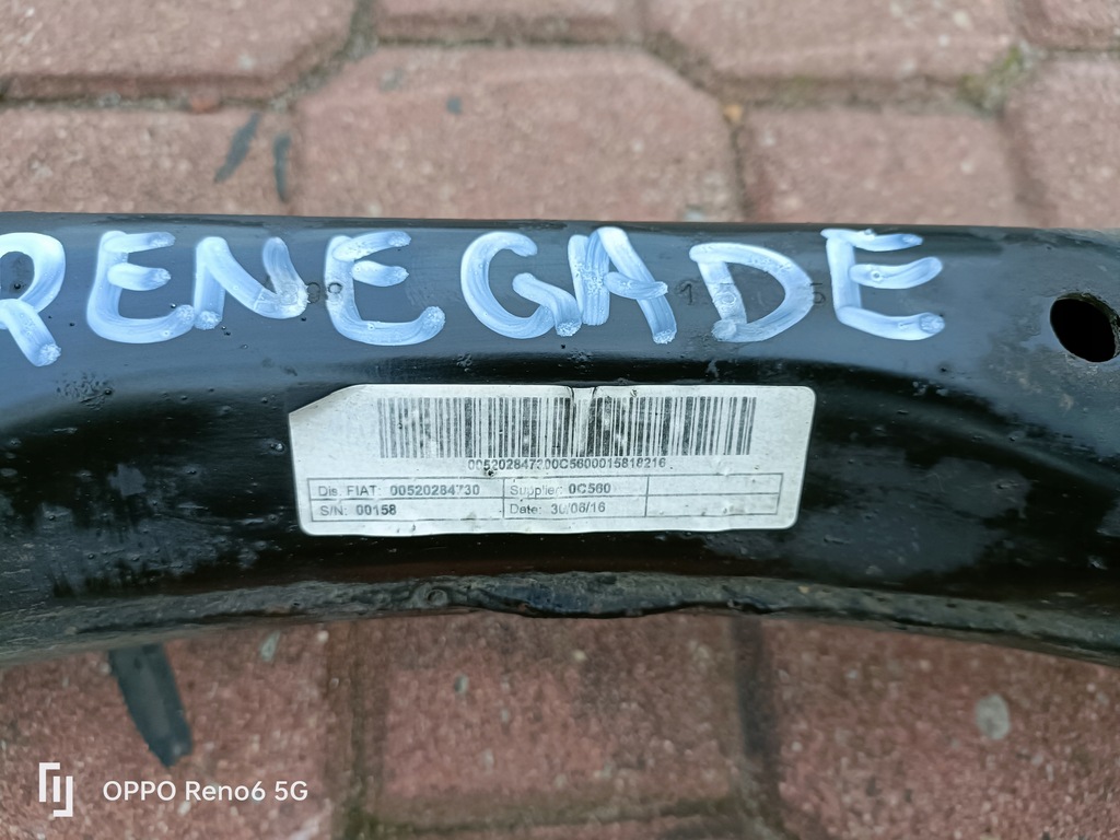 фото №3, Балка подрамник подрамник задняя задние 4x4 jeep renegade 14r-