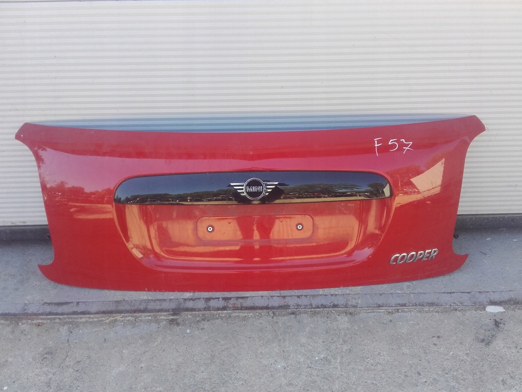 фото №1, Mini cooper f57 крышка багажника задняя задняя cabrio