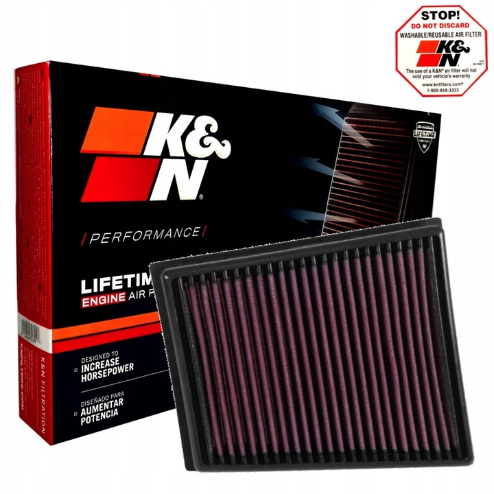 фото №1, Renault megane iv scenic iv k&n фільтр 33-3057