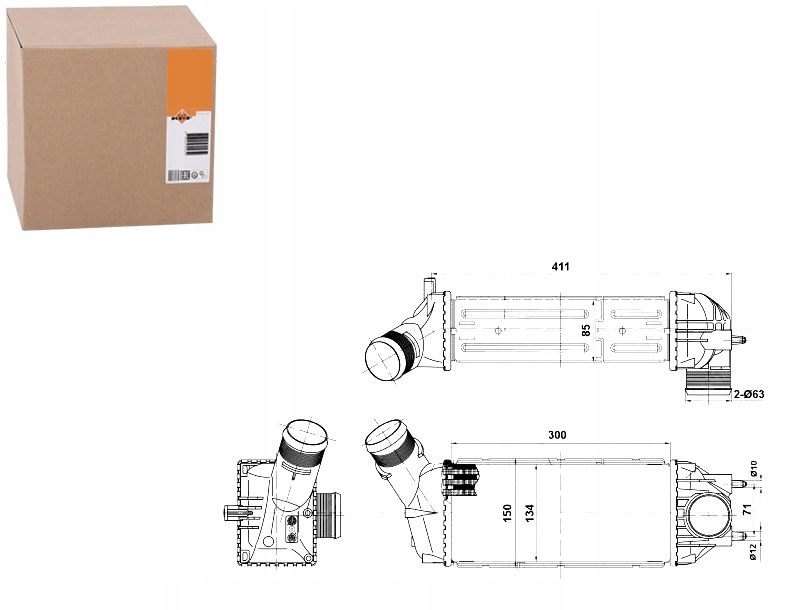 фото №1, Інтеркулер citroen c4 1,6hdi nrf