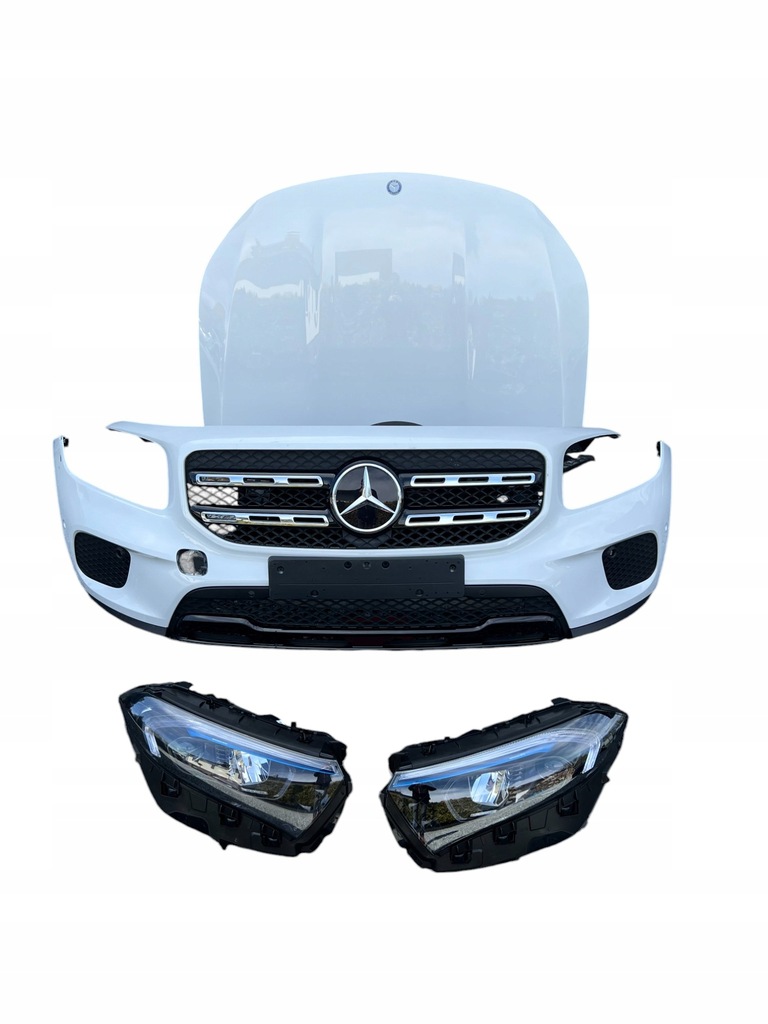 фото №1, Перед бампер pas лампы капот радиатор mercedes w247 x247 glb