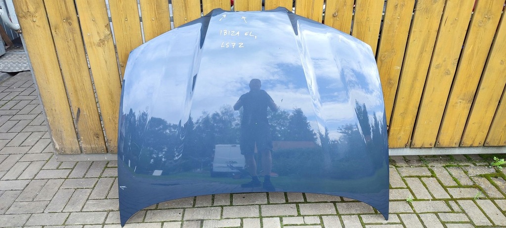 фото №1, Капот seat ibiza 6l lift 5d ls7z