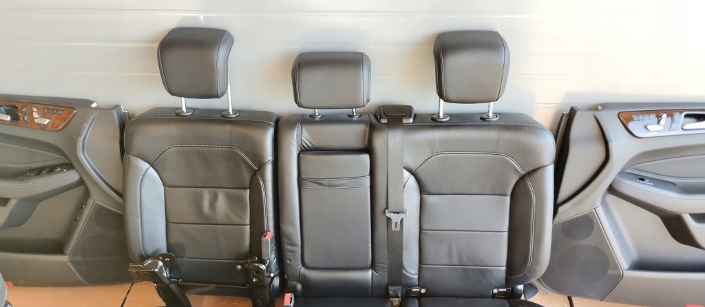 фото №7, Сидіння заднє сидіння обшивки комплект шкіра mercedes gle 166 w66 suv