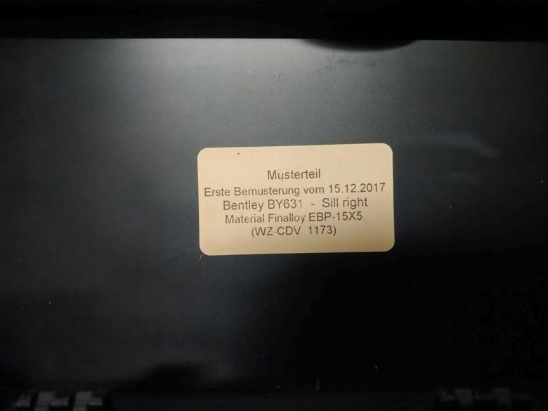 фото №7, Молдинг порог порог левый bentley flying spur