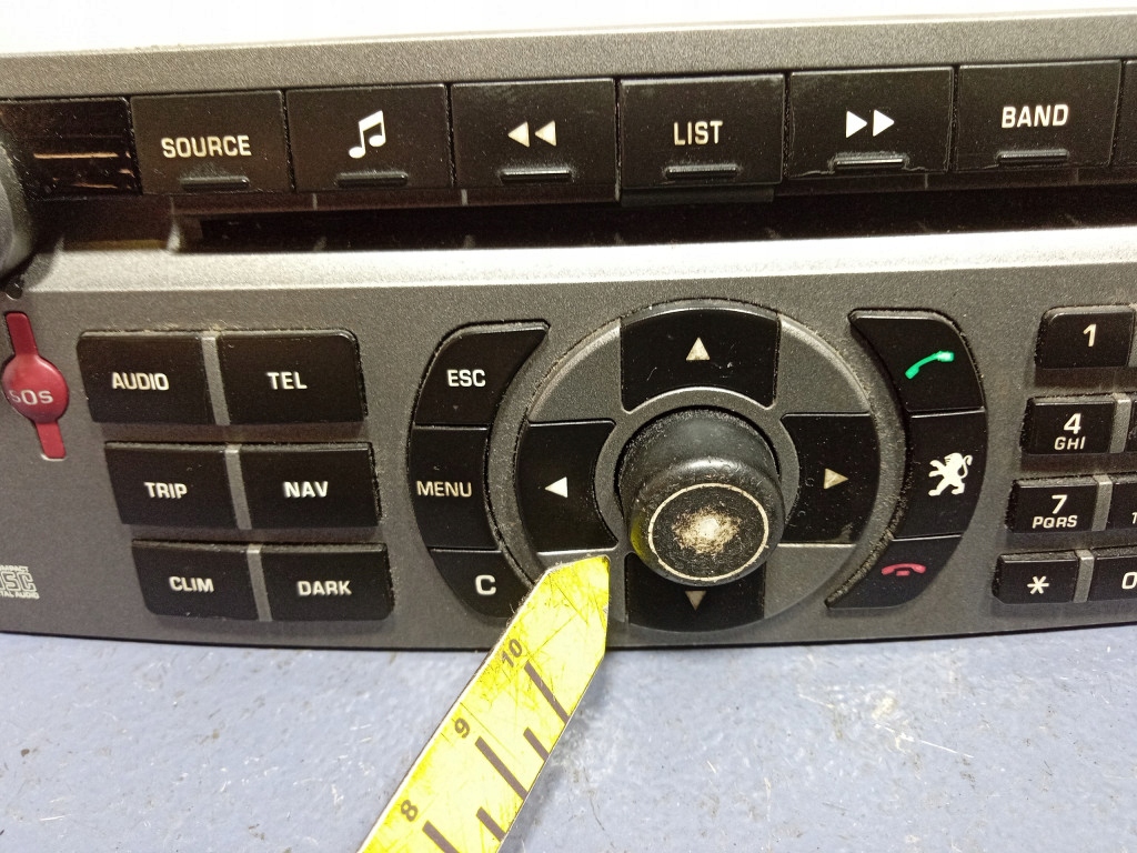 фото №9, Peugeot 407 радіо cd заводський 96559851yw