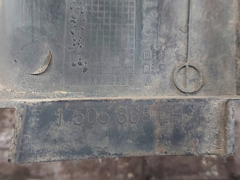 фото №2, Крыло молдинг крыла левый перед 1505865 mini r50, r52, r53 cooper one