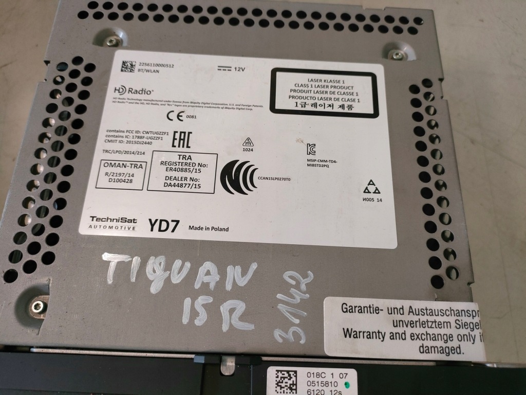 фото №2, Vw tiguan радио навигация 5c0035680c