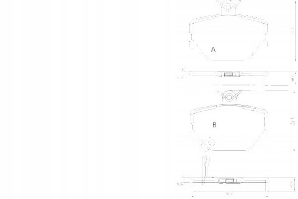 Купить Тормозные колодки тормозной. smart 98-04