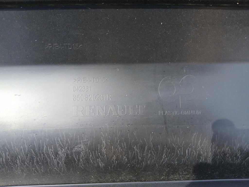 фото №13, Renault captur 13- бампер задняя задний oryg